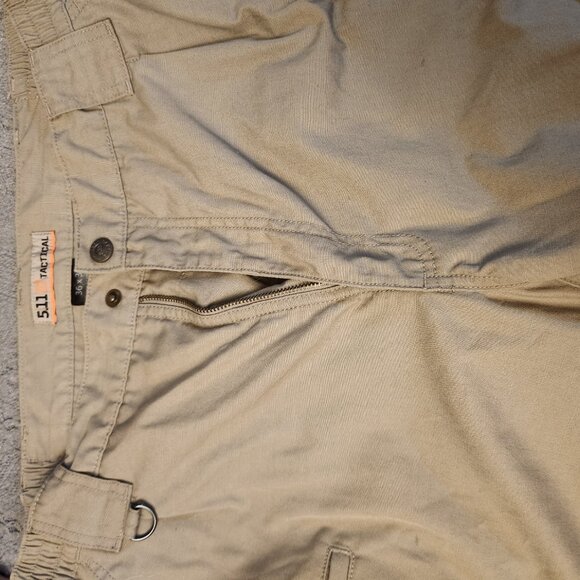 5.11 Tactical Khaki Pants – Size 36x36, Poly-Cotton Blend, Excellent Pre-Owned - Picture 12 of 16